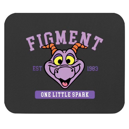 Disney Figment Mouse Pads, Purple Dragon Mouse Pads, Figment Est 1983 Mouse Pads