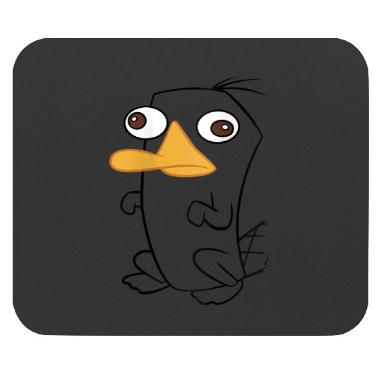 Disneys Phineas And Ferb Perry The Platypus Cute Portrait Mouse Pads