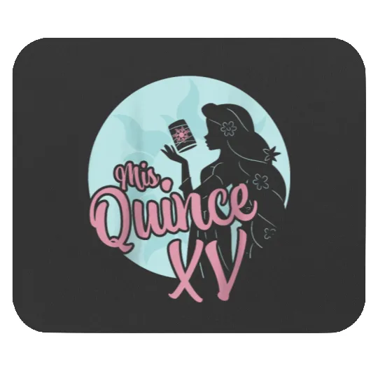 Disneys Tangled Birthday Mis Quince Rapunzel Spanish Portrait Mouse Pads