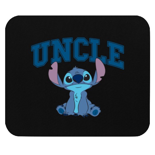Disneys Lilo Stitch Uncle Sitting Stitch Father's Day Mouse Pads