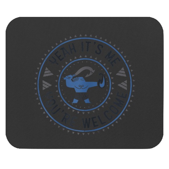 disneys Moana Maui Yeah It's Me You're Welcome Big Emblem Mouse Pads