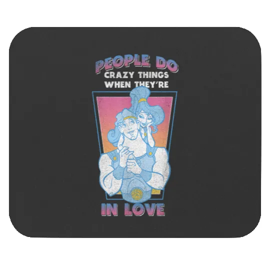 disneys Hercules Valentine's Day Vintage Megara In Love Mouse Pads