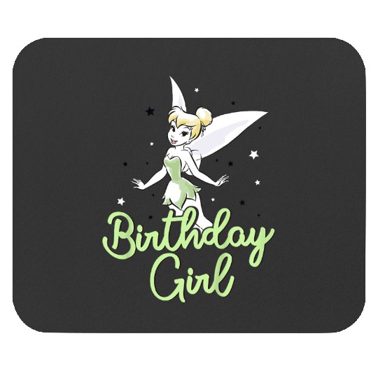 disneyss Peter Pan Birthday Girl Cute Tinker Bell Chest Logo  Gifts Mouse Pads