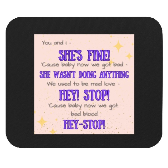 Bad Blood Eras Tour Chant taylorr swiftt Mouse Pads