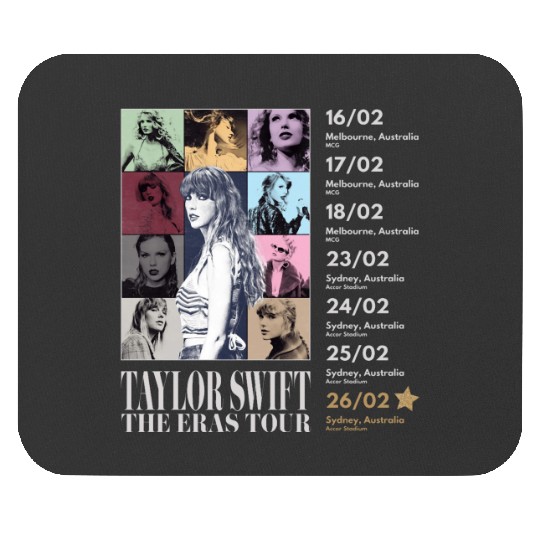Discover Eras Tour - Sydney N4 (Monday 26 Feb) - taylorr swiftt Merch Mouse Pads