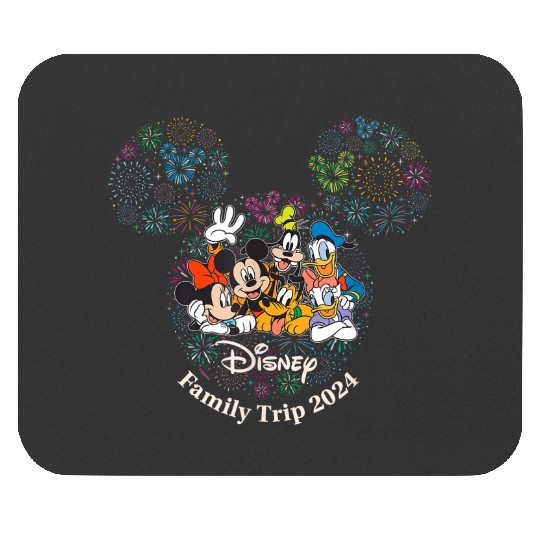 disneyss mickeys Friends Fireworks Vacation Family Trip 2024  Gifts Mouse Pads