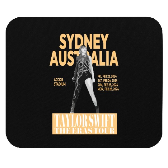 Eras Tour - Sydney, Australia - Light Orange Mouse Pads