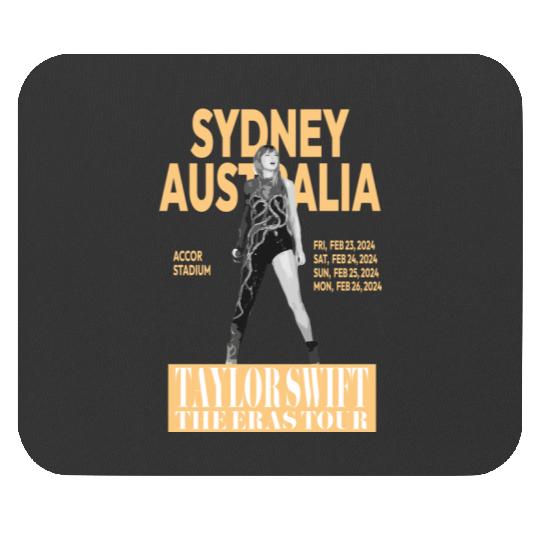 Eras Tour - Sydney, Australia - Light Orange Mouse Pads