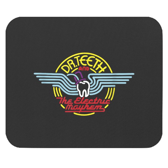 disneys The Muppets Dr Teeth Electric Mayhem Neon Poster  gifts Mouse Pads