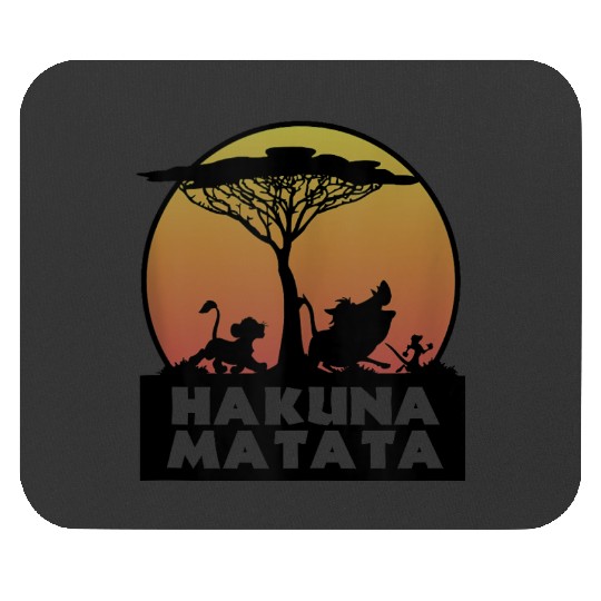 disneys The Lion King Hakuna Matata Characters Silhouette  gifts Mouse Pads