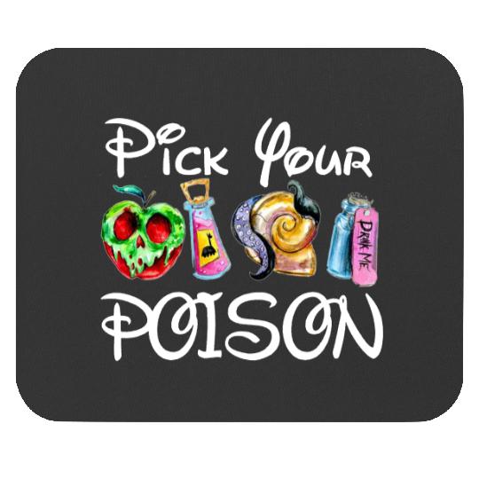 Pick Your Poison Mouse Pads , Disney Family and couple Mouse Pads