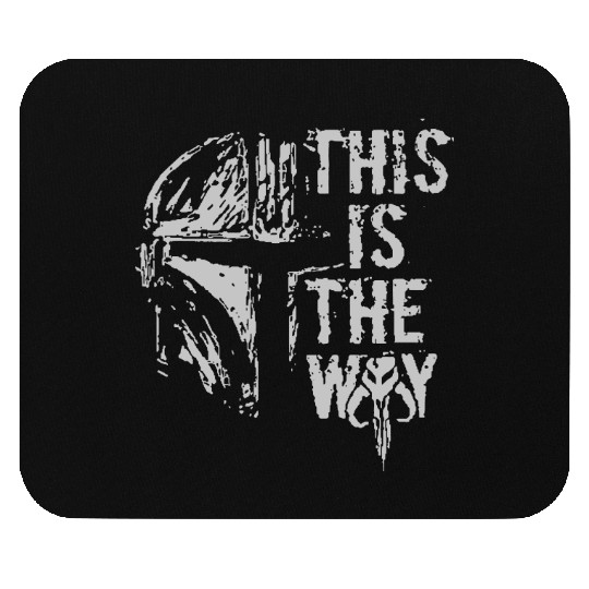 This Is The Way Mouse Pads, Mandalorian Mouse Pads, Disney Mouse Pads