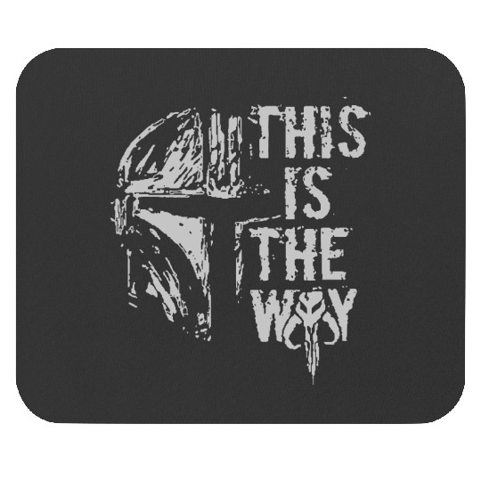 This Is The Way Mouse Pads, Mandalorian Mouse Pads, Disney Mouse Pads