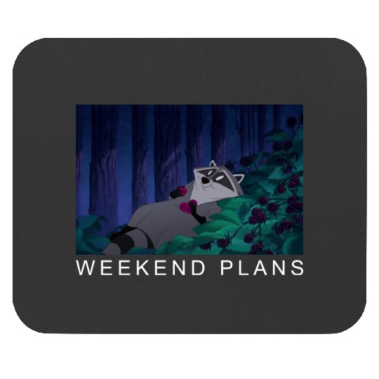 Disney Pocahontas Meeko Raccoon Weekend Plans Mouse Pads
