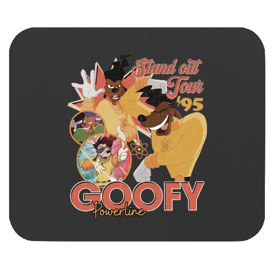 Vintage Goofy Powerline Mouse Pads, Disneyworld Mouse Pads, Disneyland Mouse Pads