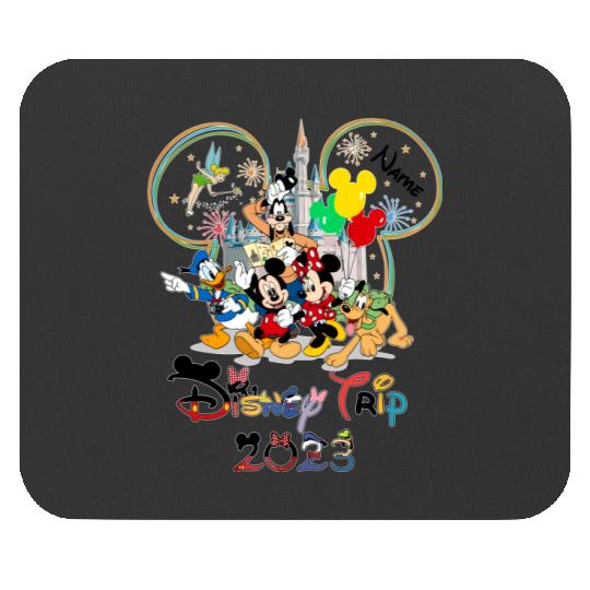 Custom Disney Trip 2023 Mouse Pads, Vacation Disney Family Trip 2023 Mouse Pads