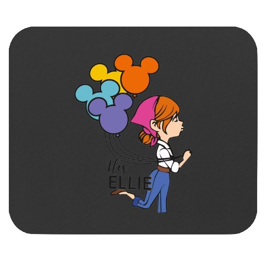 His Carl Her Ellie Mouse Pads, Carl And Ellie Mouse Pads, Up Couple Mouse Pads, Disney Couple Gift Mouse Pads, Disney Honeymoon Mouse Pads, His and Hers, Mr And Mrs