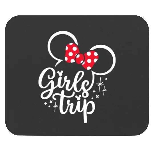 Girls Trip Disneyland Mouse Pads, Adults Kids Disneyworld Trip Mouse Pads