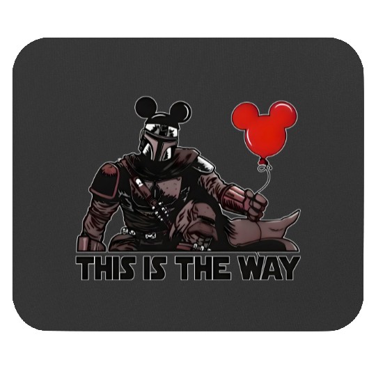 The Mandalorian This Is The Way Mickey Mouse Ears Mouse Pads Disney Trip 2023 Mouse Pads