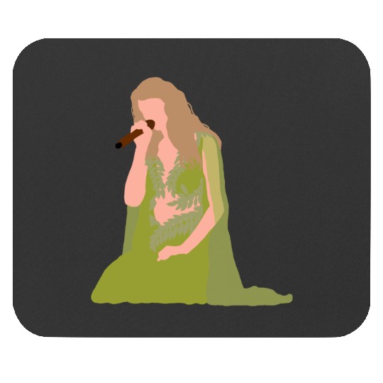 Eras Tour green dress folklore evermore Mouse Pads
