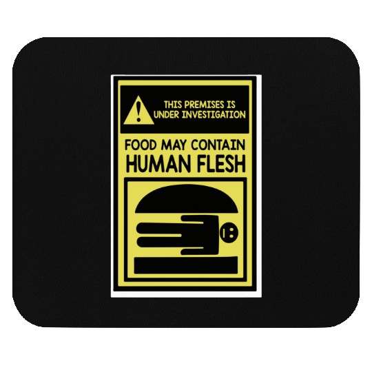 Human flesh poster  bobs burgers Mouse Pads
