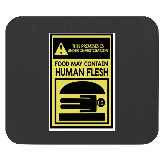 Human flesh poster  bobs burgers Mouse Pads