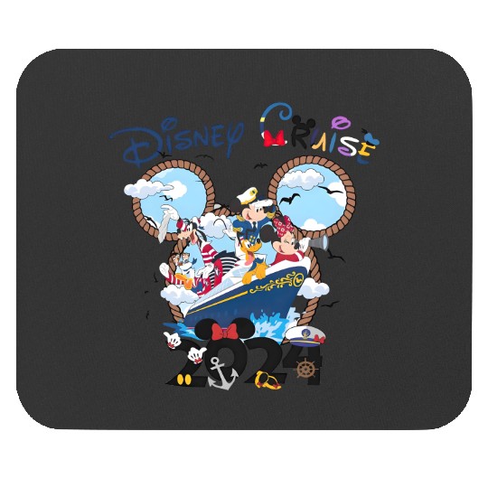 Cute Disney Cruise Line Mickey and Friends Mouse Pads, Disney Wish Fantasy Magic Wonder 2024
