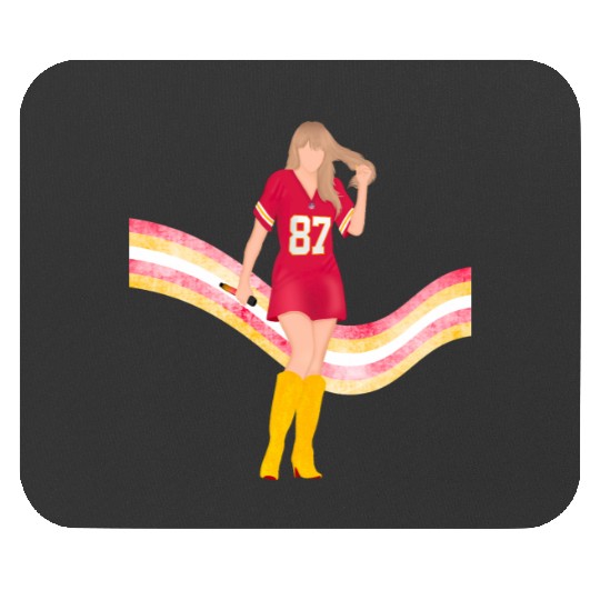 taylorr Swift x Travis Kelce Jersey (V5) Mouse Pads