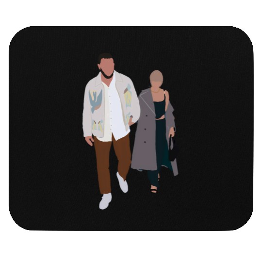 taylorr Swift as Jesus, Travis Kelce taylorr Swift Mouse Pads