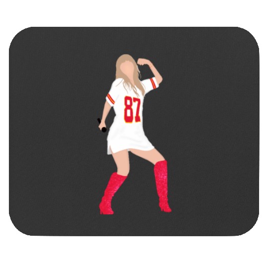taylorr Swift x Travis Kelce Jersey (V4) Mouse Pads
