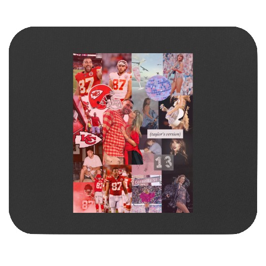 taylorr Swift and Travis Kelce Mouse Pads