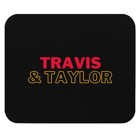 Travis Kelce &amp_ taylorr Swift Mouse Pads