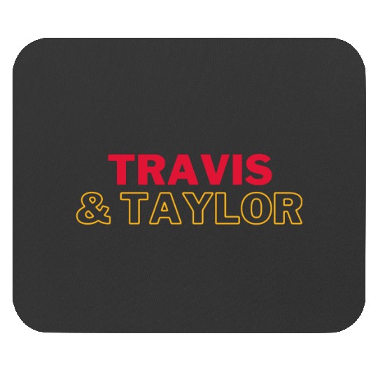 Travis Kelce &amp_ taylorr Swift Mouse Pads
