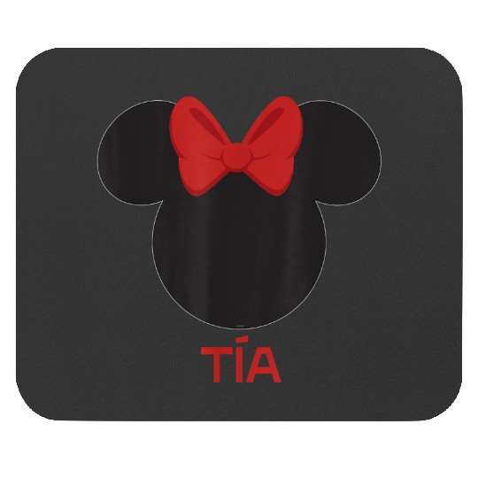Disneys Minnies Mouse Ta Aunt Red Bow Family Da De La Madre Mouse Pads