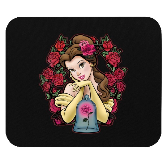 Disney Belle Roses Beauty And The Beast Graphic Mouse Pads
