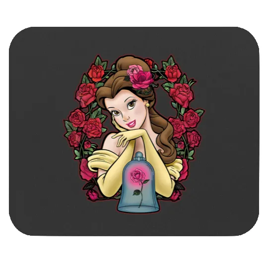 Disney Belle Roses Beauty And The Beast Graphic Mouse Pads
