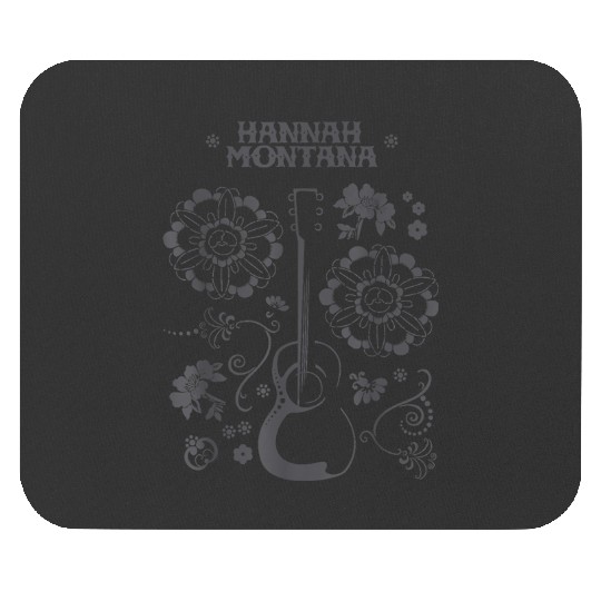 Disneyy Channel Hannah Montana Floral Guitar Mouse Pads