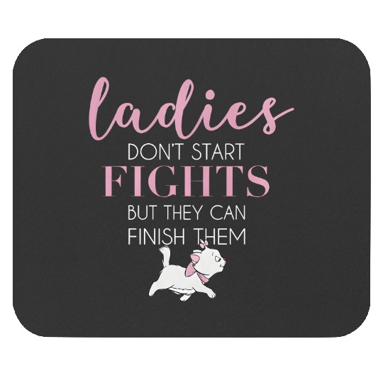 Disney The Aristocats Marie Ladies Don't Start Fights Mouse Pads,Disneyland Epcot Family Matching Mouse Pads