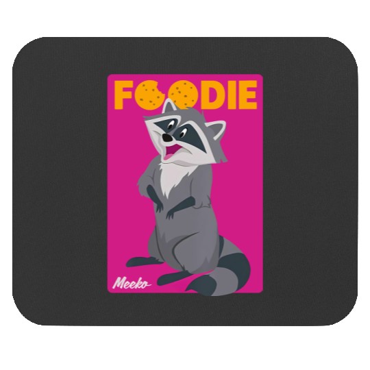 Disney Pocahontas Funny Meeko Raccoon Foodie Mouse Pads