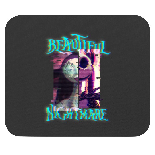 disneys The Nightmare Before Christmas Jack And Sally Glitch Mouse Pads