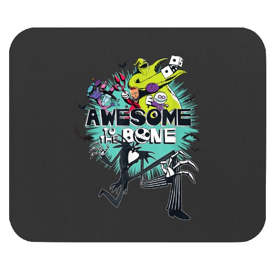 disneys The Nightmare Before Christmas Awesome To The Bone Mouse Pads