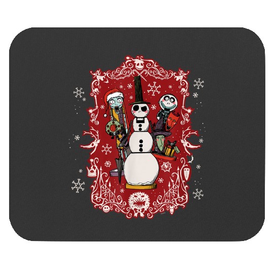 disneys Nightmare Before Christmas Jack Snowman Nutcracker Mouse Pads