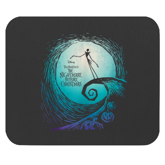 disneys Nightmare Before Christmas Jack Movie Logo Mouse Pads