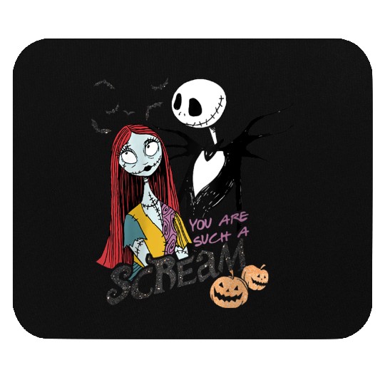 disneys The Nightmare Before Christmas Jack Sally Scream Raglan Mouse Pads