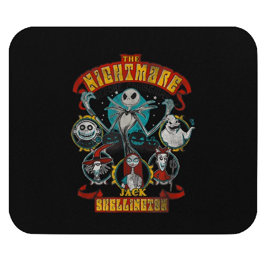disneys The Nightmare Before Christmas Fillmore Style Poster Mouse Pads