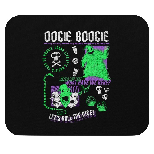 disneys The Nightmare Before Christmas Oogie Boogie Poster Mouse Pads
