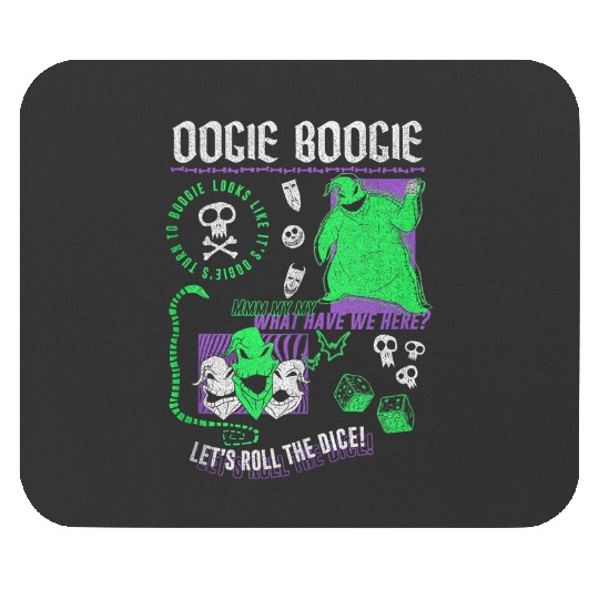 disneys The Nightmare Before Christmas Oogie Boogie Poster Mouse Pads