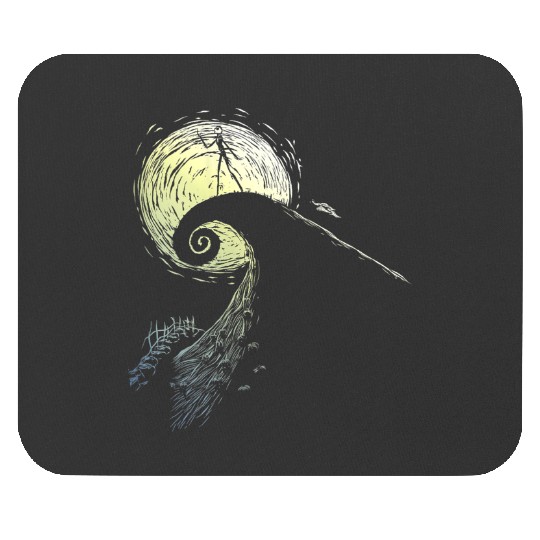 disneys The Nightmare Before Christmas Jack Spiral Hill Mouse Pads