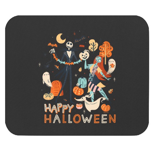 disneys The Nightmare Before Christmas Jack Sally Halloween Mouse Pads