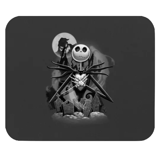 disneys Nightmare Before Christmas Jack Night Scene Mouse Pads